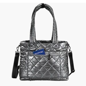 Oliver Thomas Maxed Out Wanderlust Tote Gunmetal NWT